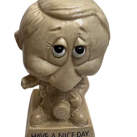 Vintage 1971 R.W. Berries "Have A Nice Day" Figurine Made In USA - Picture 3 of 8